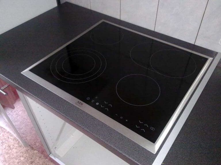 Подключение варочной панели — встраиваемая панель AEG в столешнице